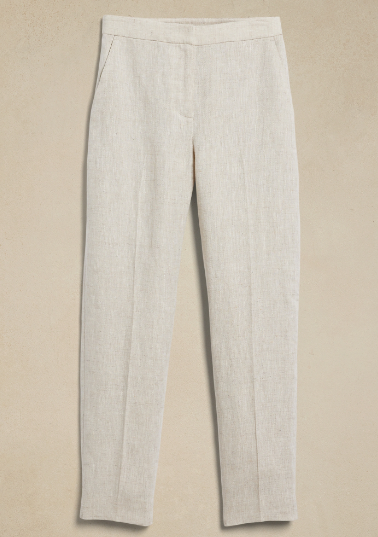 Banana Republic Linen Pant Natural