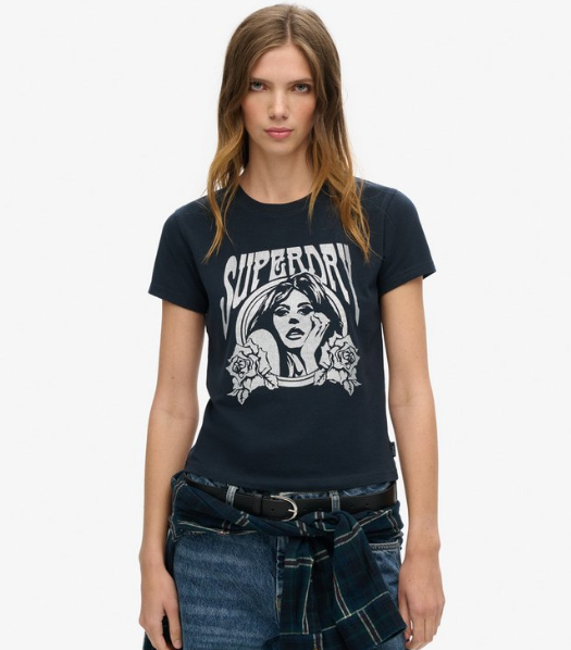 Superdry Pop Archive Super Fitted Tee