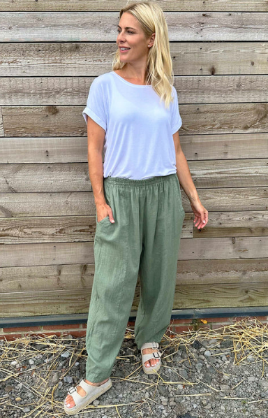 How I Styled This Linen Trouser