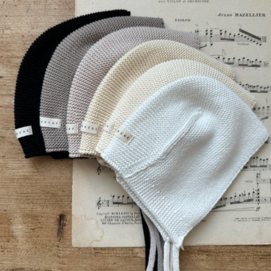 Cara Knitted Baby Bonnet